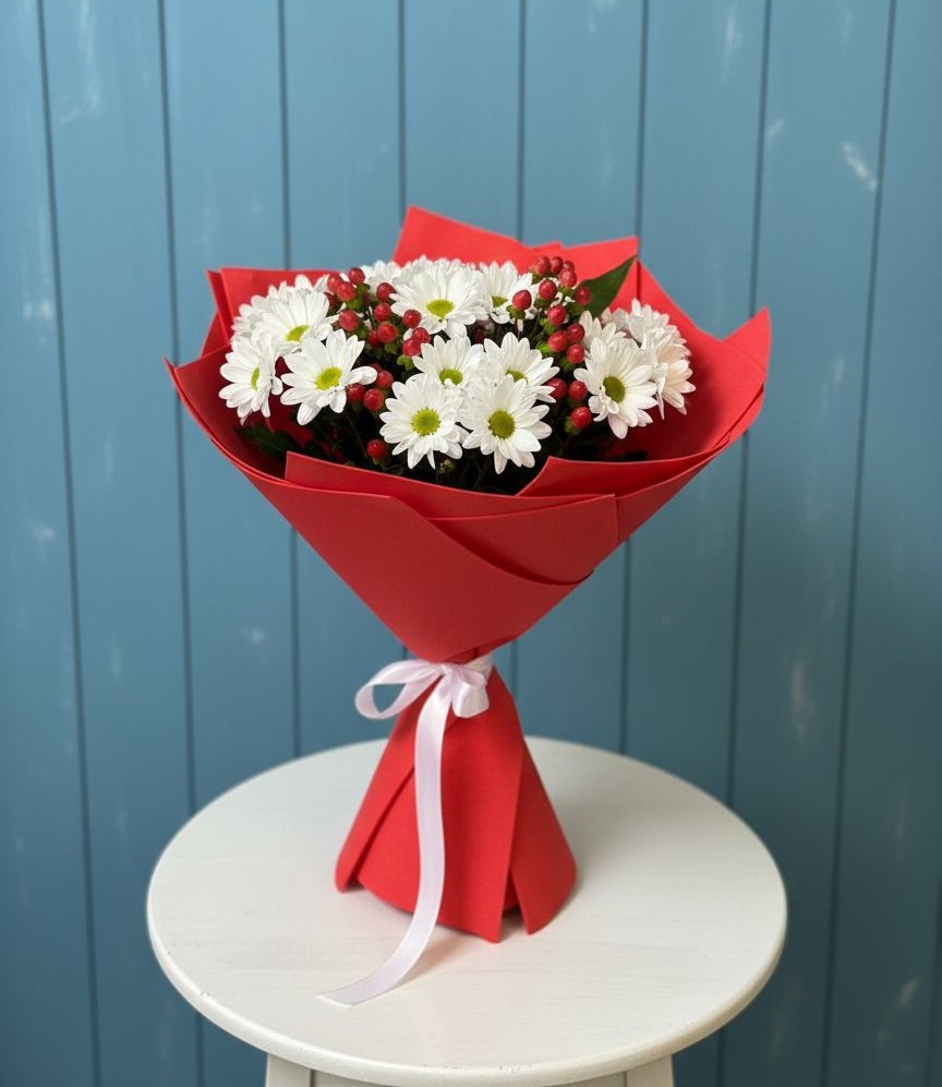 Букет цветов из: Хризантемы в Юце