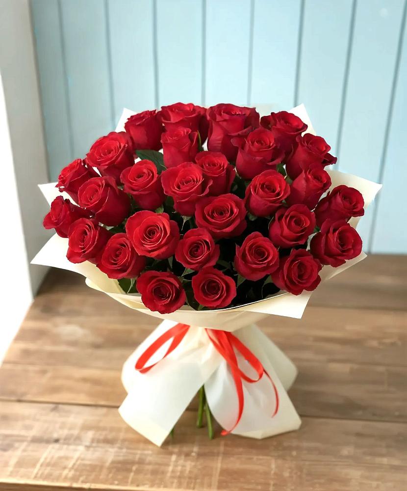 Букет 29 Красных роз в Юце