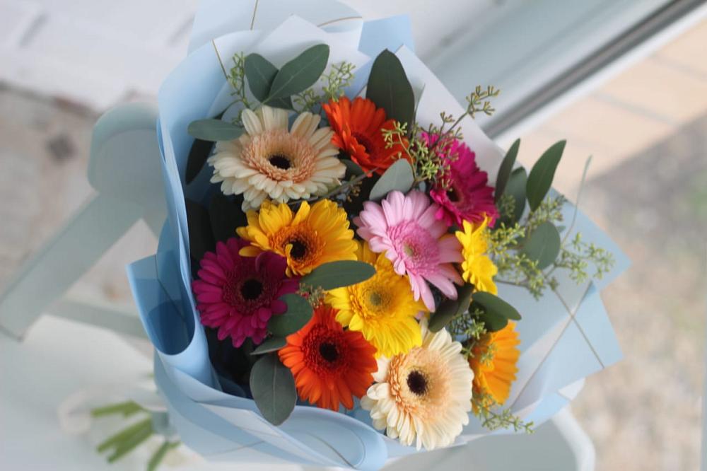 Букет цветов из: Герберы в Юце