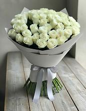 Букет 35 Белых роз в Юце