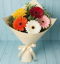 Букет цветов из:  Герберы #REPLACE_PRED# Юце