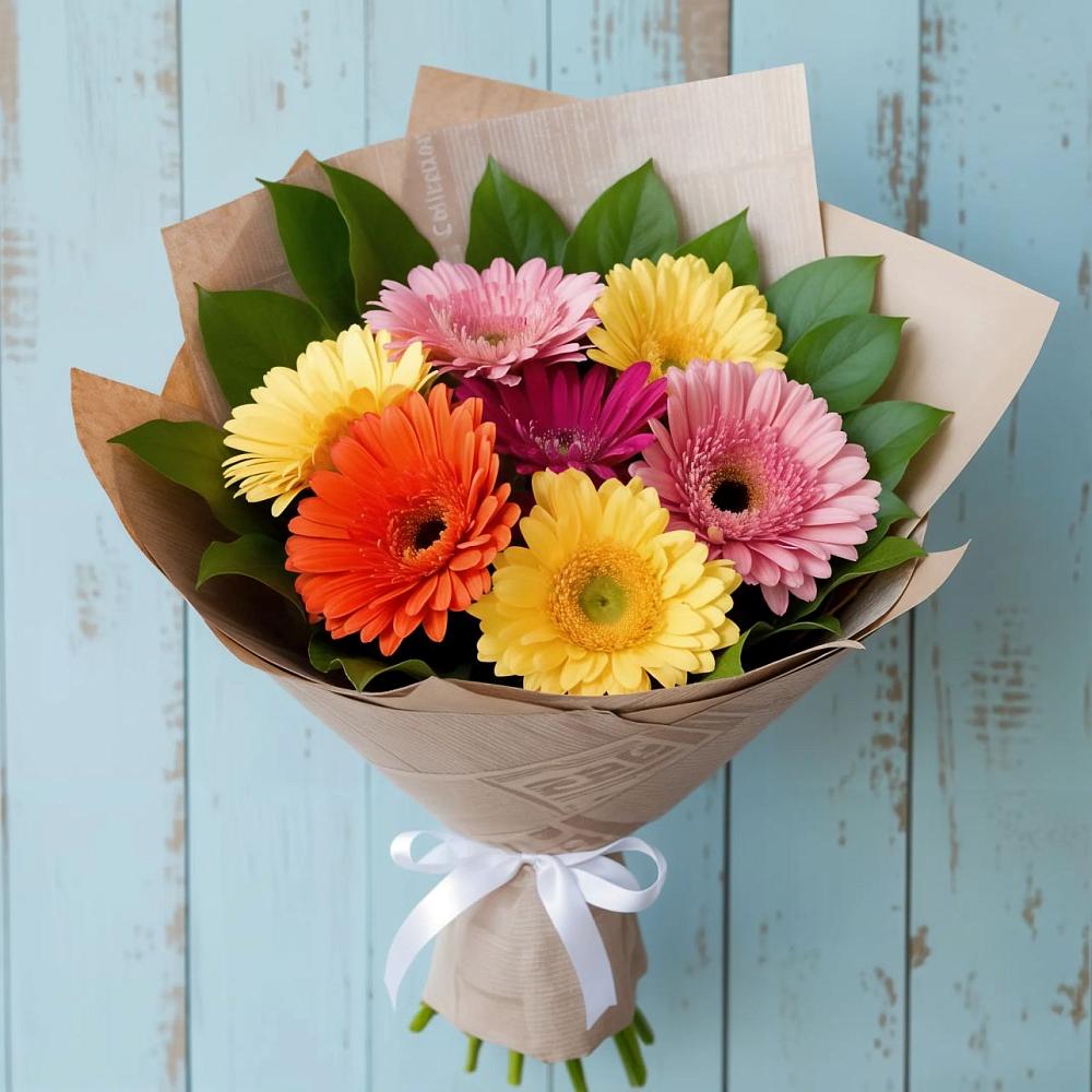 Букет цветов из: Герберы в Юце
