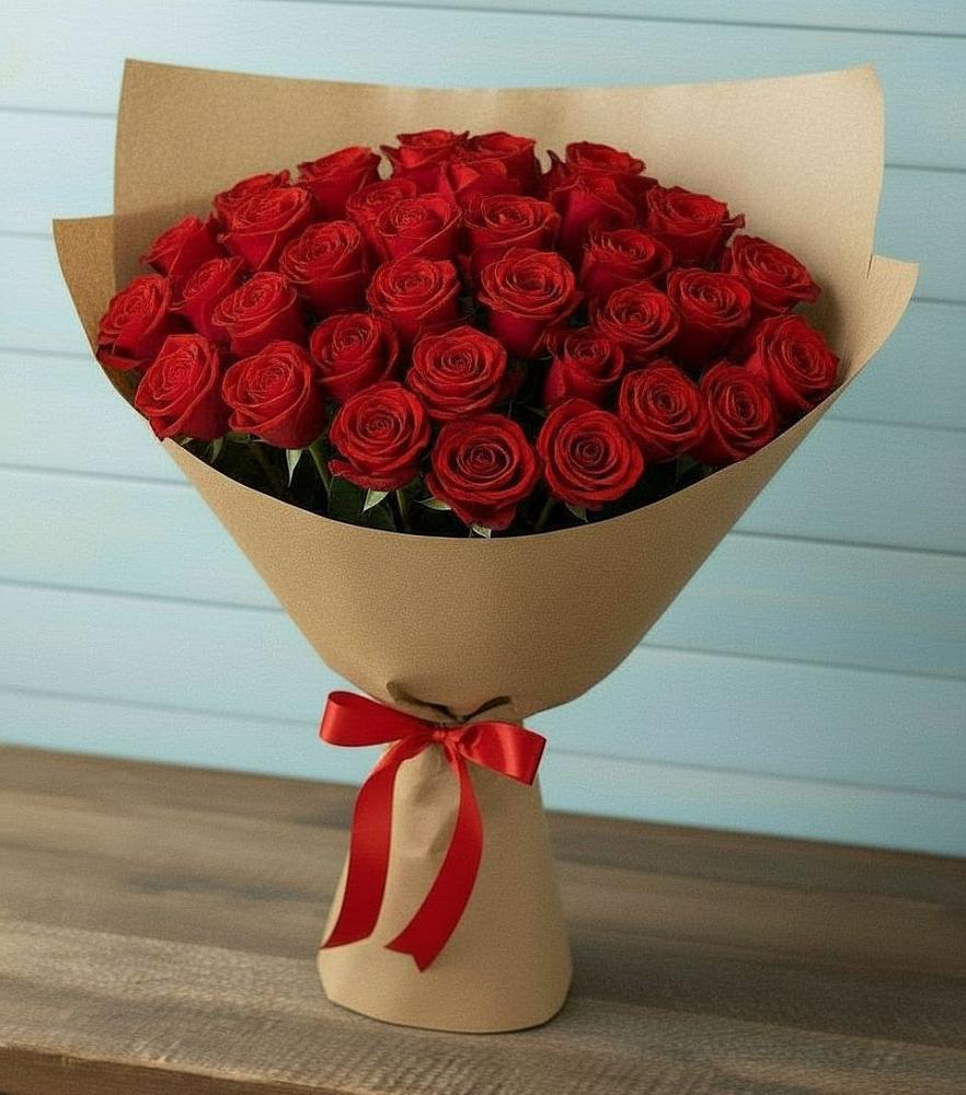 Букет Красные розы Милано в Юце