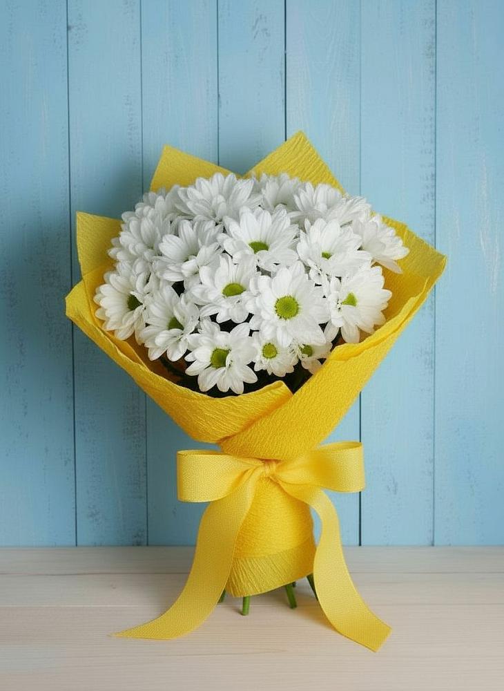 Букет цветов из: Хризантемы в Юце