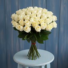 Букет 51 Белая роза Эдлесс Лав #REPLACE_PRED# Юце