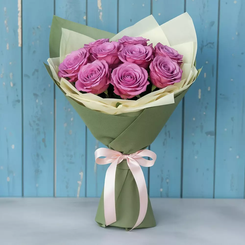 Букет Розы Фёрст Леди в Юце