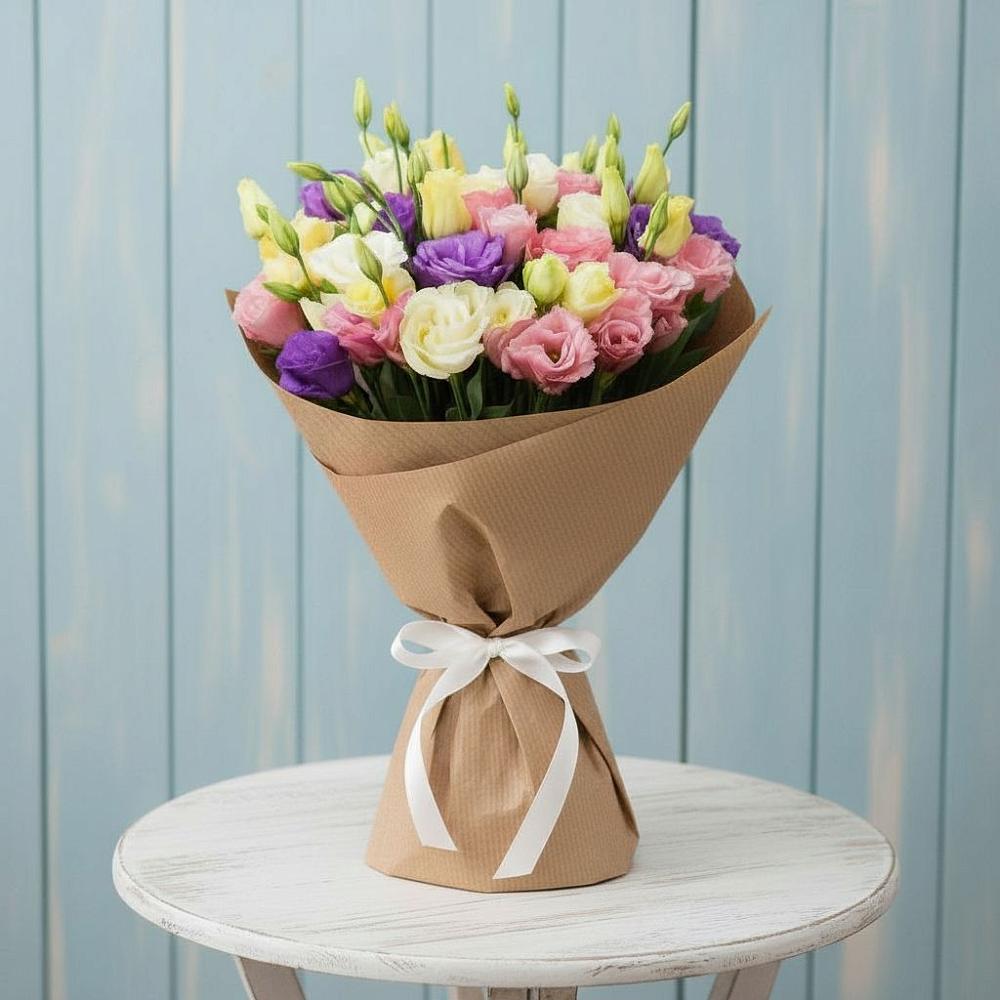 Букет цветов из: Лизиантусы в Юце