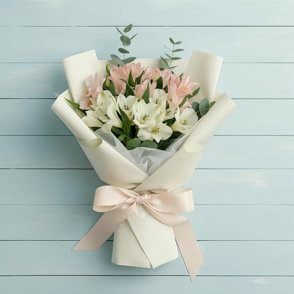 Букет цветов из: Альстромерии в Юце