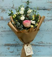 Букет цветов из:  Розы и Лизиантусы #REPLACE_PRED# Юце